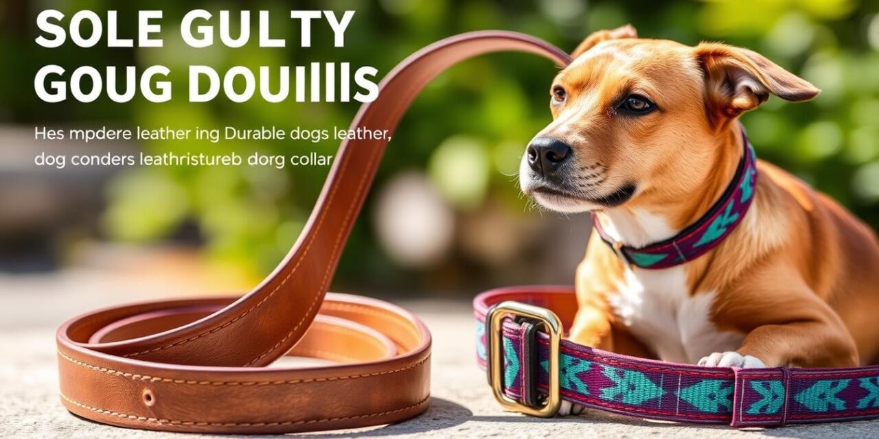 Hochwertige Hunde Leine und Halsband